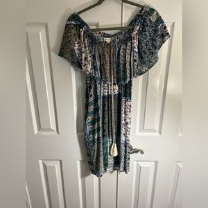 Umgee Boho Dress with pockets - Size Large
